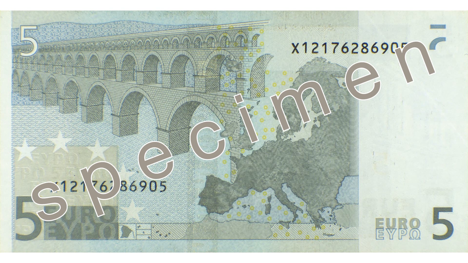 5 Euro banknote(First series)