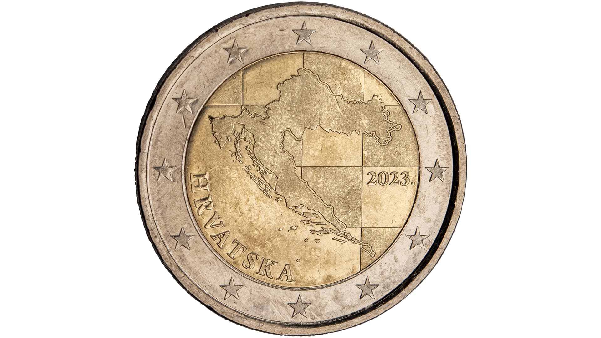 Design of Croatian national side of one euro coin selected